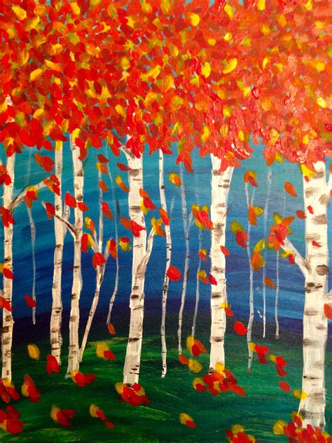 Fall Birch | Fall art projects, Autumn art, Elementary art projects