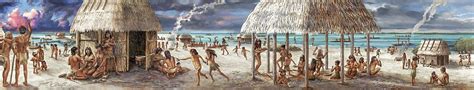 Calusa village on the coast of Florida around 1,600 years ago by Kevin Thomas | Historical ...