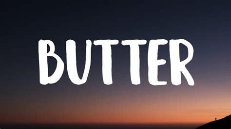 BTS - Butter (Lyrics) - YouTube