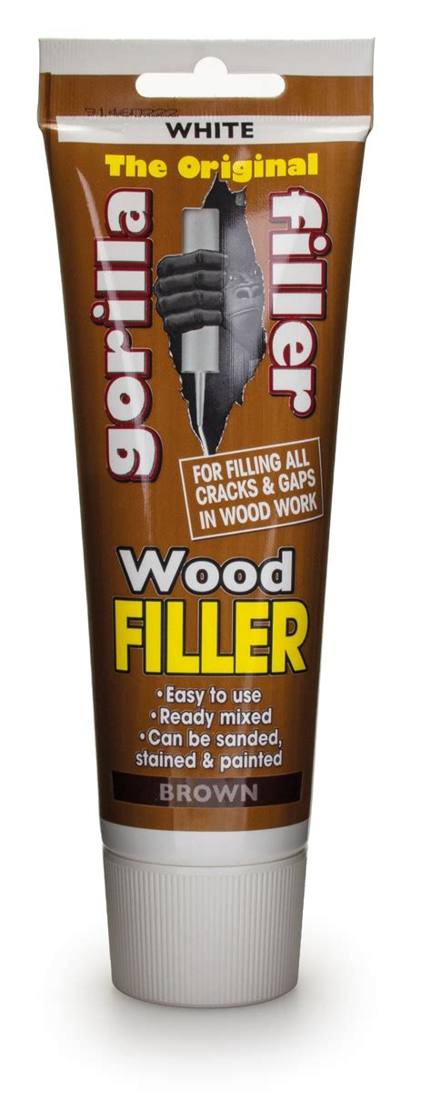 Gorilla Filler Brown Wood Filler Tube 330g — coopersofbarnett