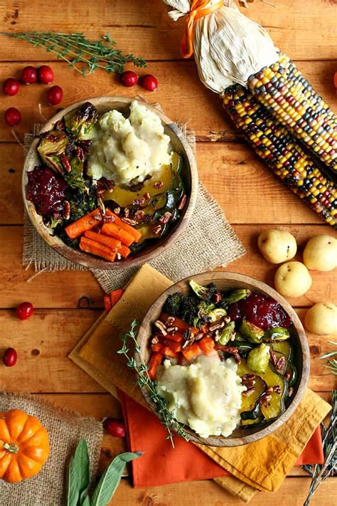 Roasted Vegan Thanksgiving Bowl » I LOVE VEGAN