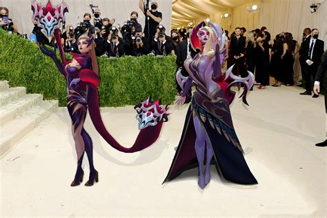 Did y’all spot Coven Morgana & Coven Evelynn slaying the Met Ball? 🌹💃🏻🥀 ...