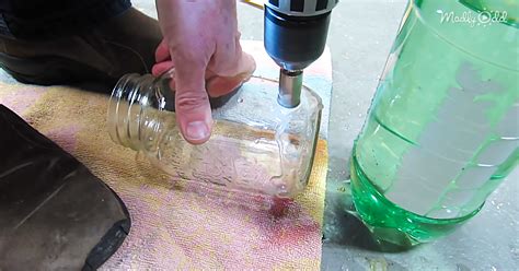 How To Drill Holes Through Glass Bottles and Jars (In Under A Minute) – Madly Odd!