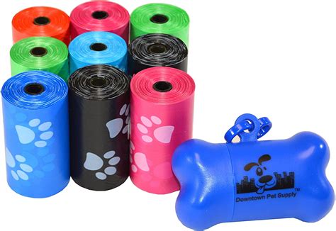 downtown-pet-supply-perforated-dog-poop-bags-with-dispenser-180-count ...