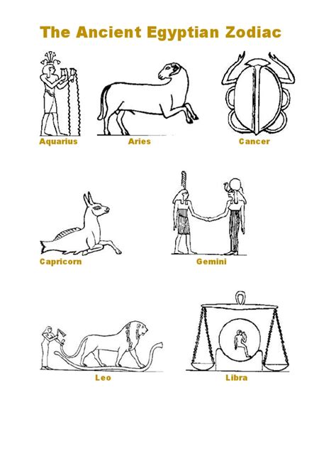 The Ancient Egyptian Zodiac | Astrological Sign | Zodiac | Free 30-day ...