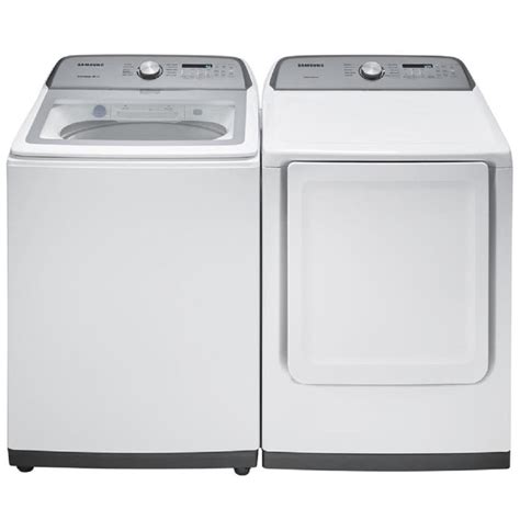 Shop Samsung Large Capacity Top-Load Washer & Electric Dryer Set at Lowes.com