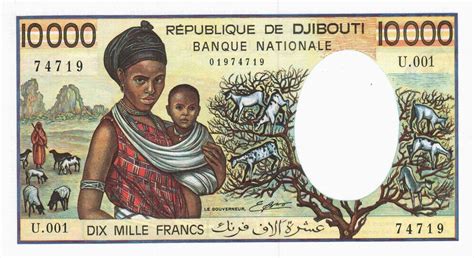 Bank notes, Djibouti, Money design