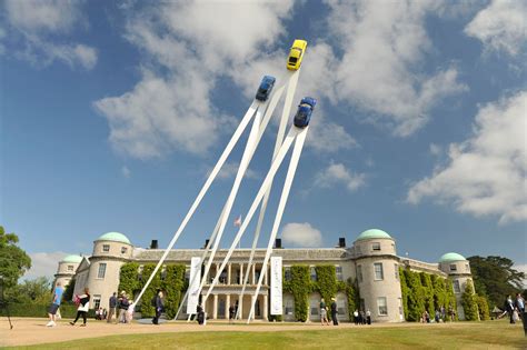 A Historical Look At The Goodwood Festival Of Speed's Center Feature Sculptures | Top Speed