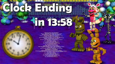 FNAF World - Clock Ending (Hard Mode) - 13:58 - YouTube