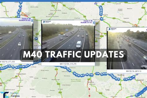 M40 traffic news, updates, cameras and road accidents in UK