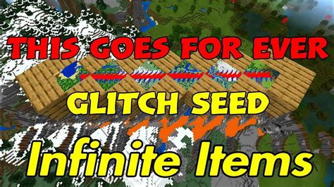 Minecraft Glitch Seed Infinite Items ! - YouTube