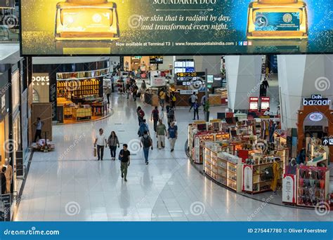 International Terminal at Indira Gandhi Airport in Delhi, India ...