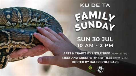 KU DE TA Family Sunday, KUDETA, Mengwi, 30 July 2023 | AllEvents.in