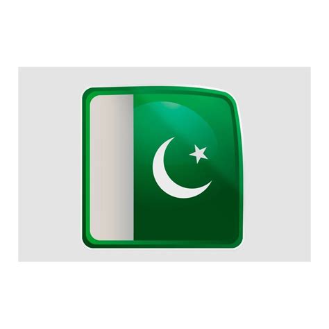 Pakistan Flag Style 21 Sticker - DecalsHouse