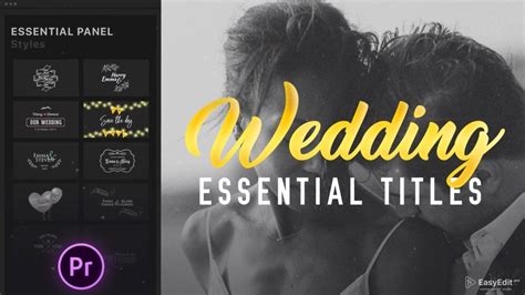 Wedding Titles Premiere Pro - Videohive , After Effects,Pro Video Motion