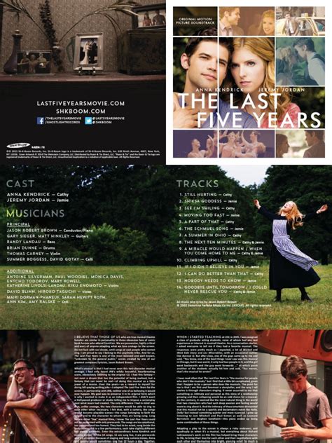 Digital Booklet - The Last Five Years (Original Motion Picture ...