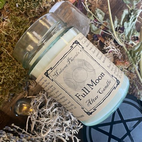 Full Moon Magic Spell Candle - Etsy