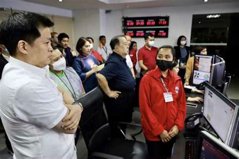 DSWD Secretary Gatchalian Visits Philippine Red Cross Operations Center ...