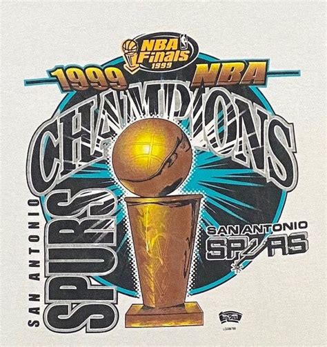 Vintage 1999 NBA Finals Champions San Antonio Go Spu… - Gem