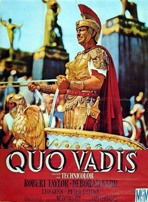 QUO VADIS (1951) ! | Affiche film, Affiche cinéma, Robert taylor