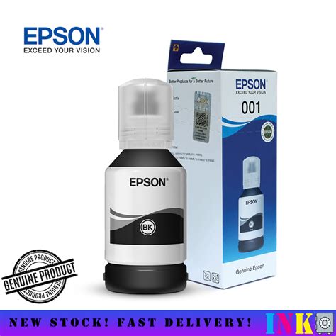 Epson 001 Ink (Black) Original Refill Ink for Epson Printers L4150 ...