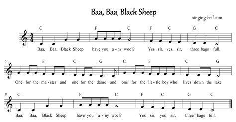 Baa, Baa, Black Sheep | Free Nursery Rhymes mp3