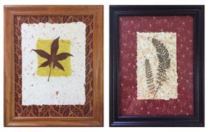 Pressed Leaves Art Frames – Craft Picnic