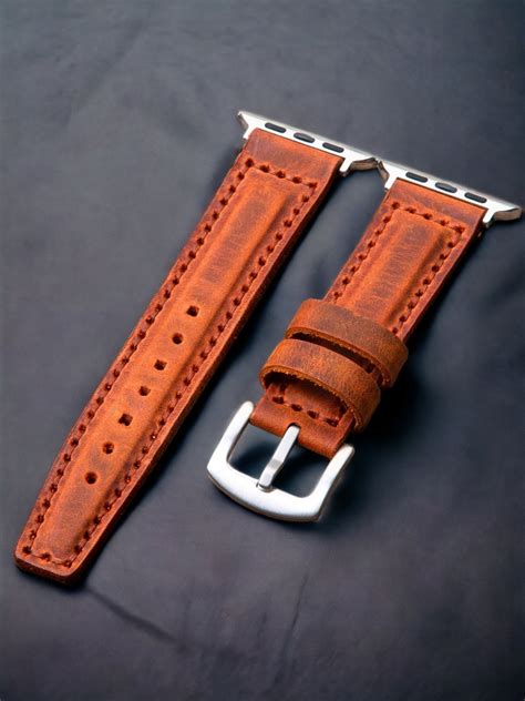 Tan Leather Apple Watch Extra Strap – 99percenthandmade