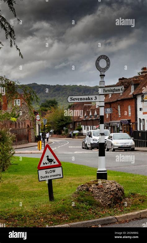 Otford, a village and civil parish in the Sevenoaks District of Kent ...