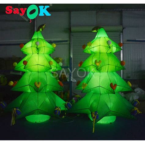 3.5mH inflatable christmas tree inflatable palm tree/inflatable tree ...