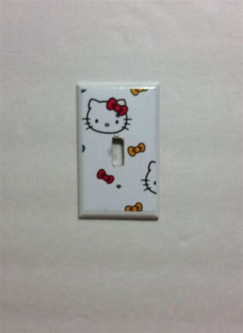 Hello Kitty Light Switch Cover | Etsy | Light switch covers, Hello ...