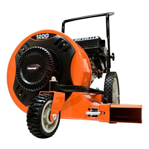 Powermate Cyclone 150 MPH 1,200 CFM Walk-Behind Gas Leaf Blower-PWB163150E - The Home Depot