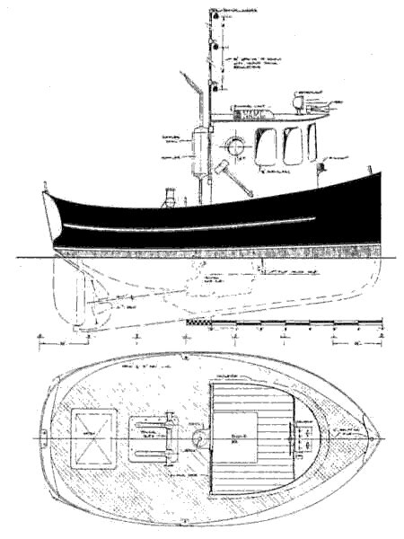 Nice Small tugboat plans | Illy