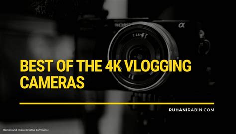 Best Vlogging Camera 4k For 2021 for YouTube and Productivity