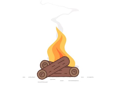 Bonfire by Volyk Ievgenii on Dribbble | Firewood, Got wood, Bonfire