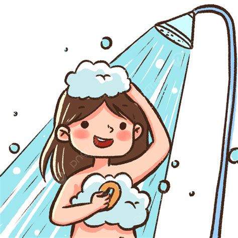 Bathing Clipart Transparent PNG Hd, Bath Bathing Characters, Take A Bath, Bathing, Toiletries ...