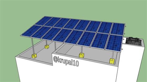 Design of solar pv system using sketchup, autocad and pvsyst by Krupal10 | Fiverr