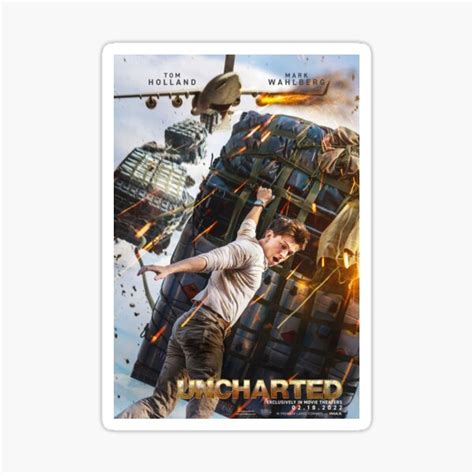 "uncharted 2022" Sticker by dynejenny | Redbubble