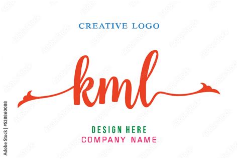 KML lettering, perfect for company logos, offices, campuses, schools, religious education Stock ...