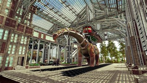 Ark Survival Evolved - Titanosaur Platform Base - Steam Train Base ...