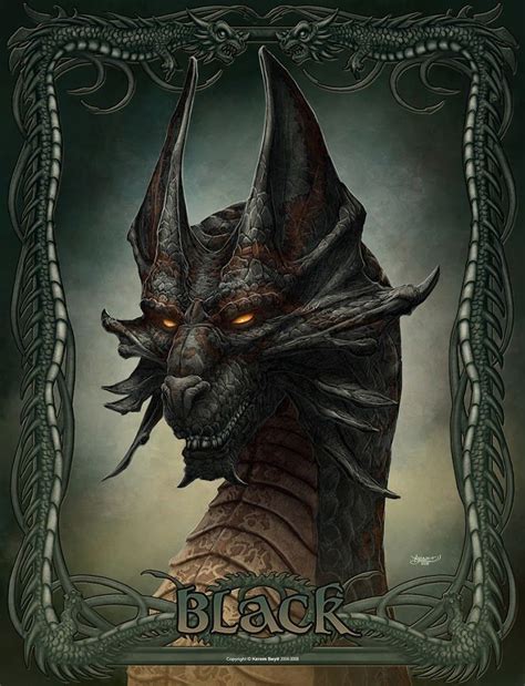 Black dragon | Fantasy dragon art, Fantasy dragon, Dragon art