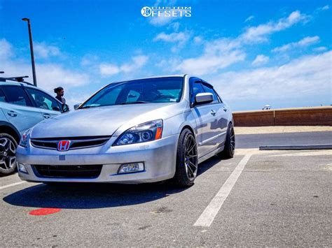 2007 Honda Accord with 18x9 35 XXR 527 and 235/40R18 Goodyear Eagle ...