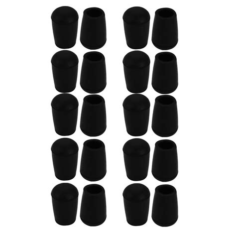 Uxcell 40Pcs Chair Leg Caps Rubber Floor Protector Furniture feet ...