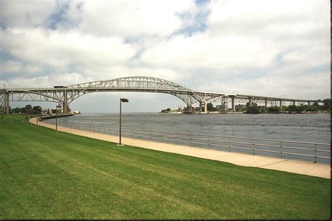 Blue Water Bridge Port Huron Mi 2 | The Blue Water Bridge in… | Flickr