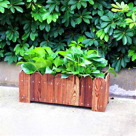 China New Design wood flowerpot meaty flowerpot outdoor solid wood ...