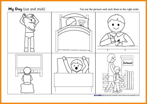 Sequence Of Events Free Worksheets