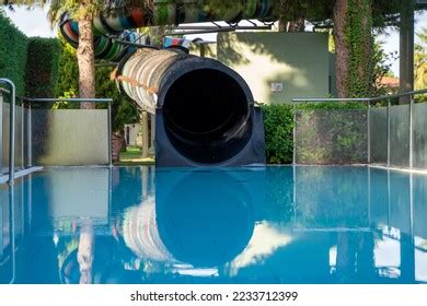 Water Slide Tunnel Swimming Pool Stock Photo 2233712399 | Shutterstock