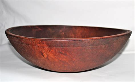 Antique Wood Dough Bowl made from Solid Hardwood Maple