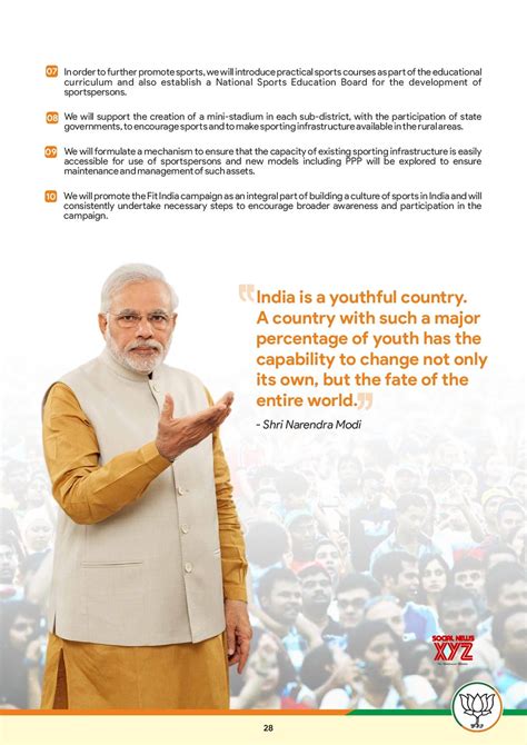 BJP Manifesto For Elections 2019 In English Gallery And PDF - Social News XYZ