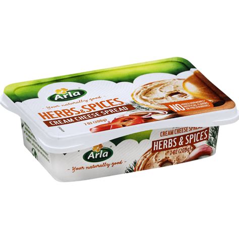 Arla Cream Cheese Spread, Herbs & Spices | Cream Cheese | Family Fare